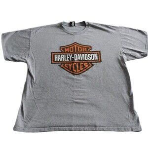 Harley Davidson Las Vegas VTG Nevada Short Sleeve T-Shirt Gray Men’s XXL